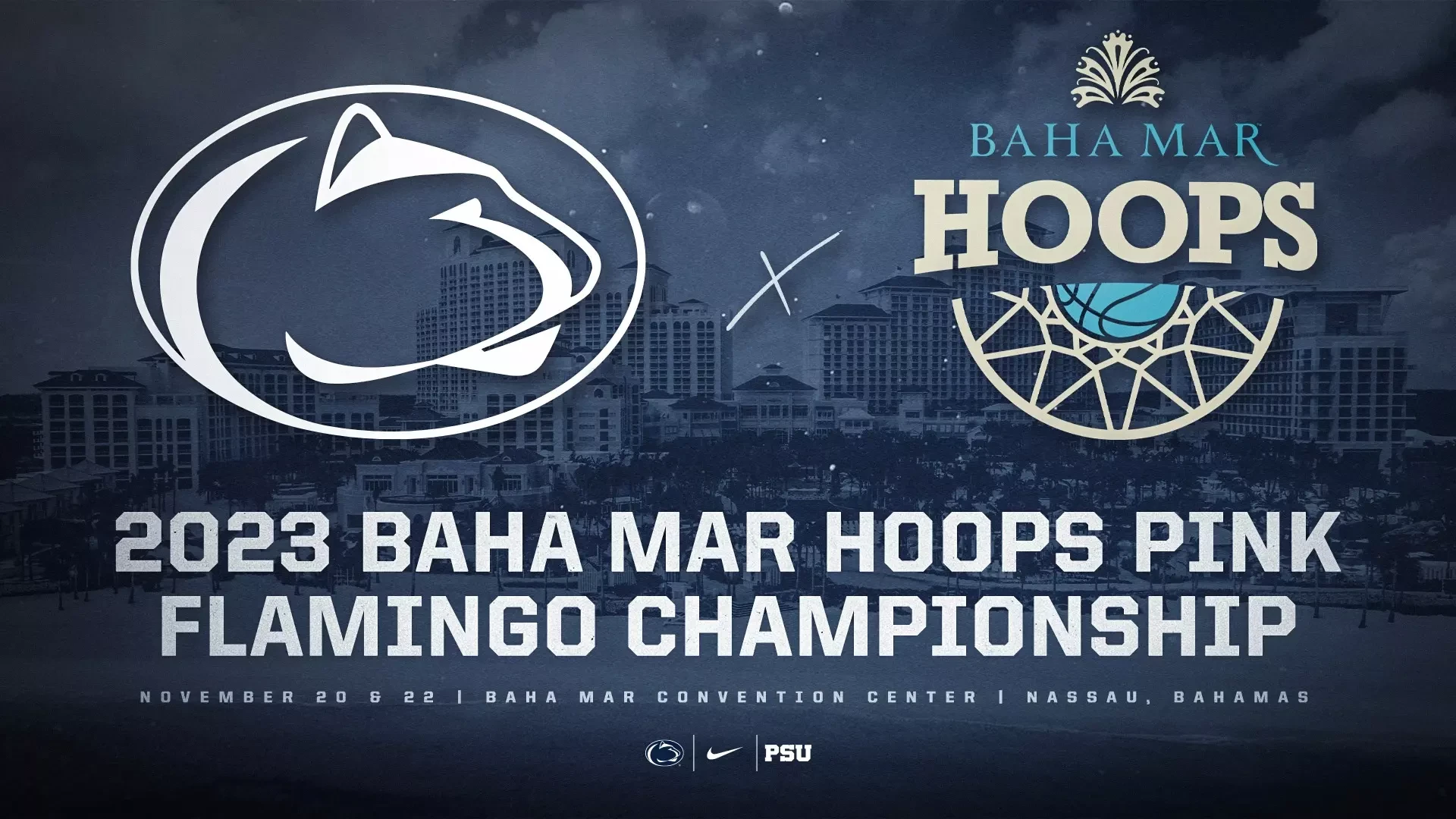 Women’s Basketball’s To Play in 2023 Baha Mar Hoops Pink Flamingo Championship Penn State