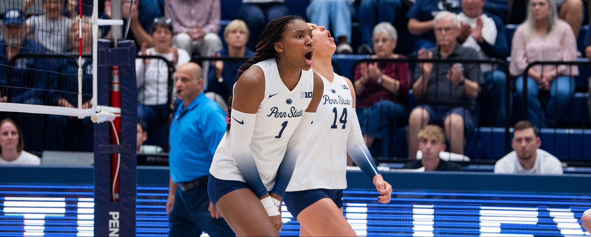 Trammell reaches 500 career blocks in No. 3 Penn State’s win over Maryland-Penn State