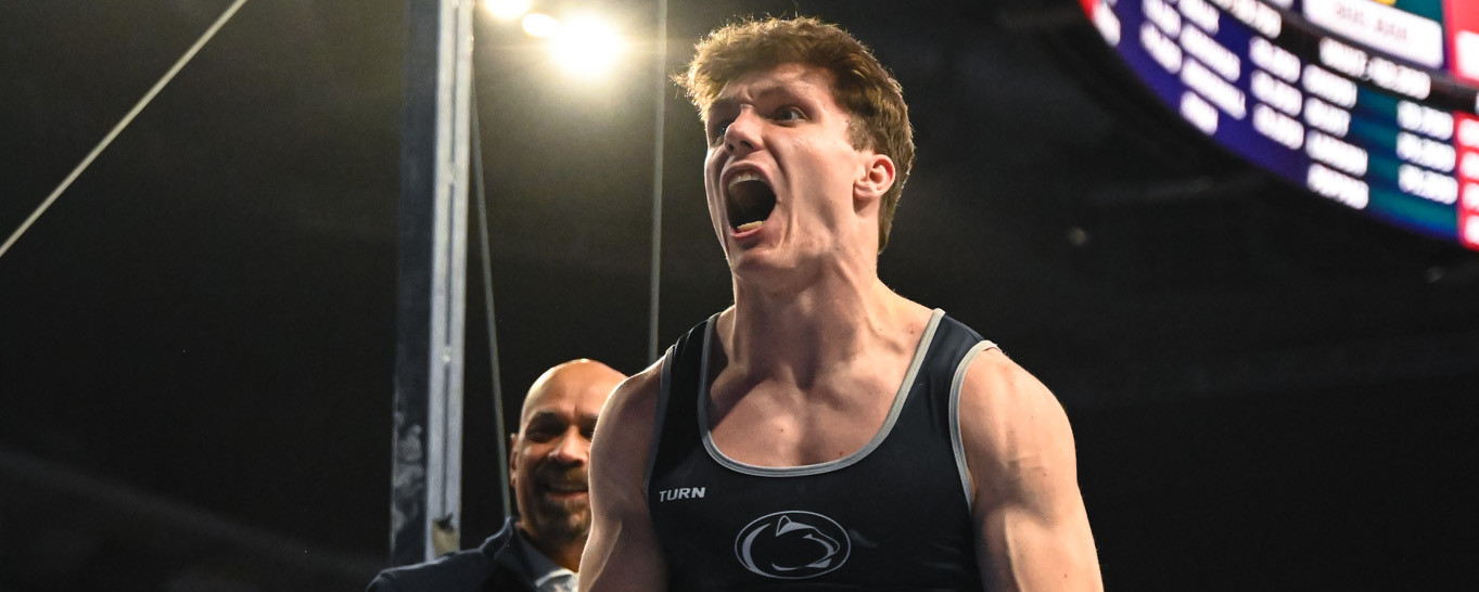 Ryan Pyatt Ryan Earns All-Around Hardware as PSU Finishes Day One of B1G ...