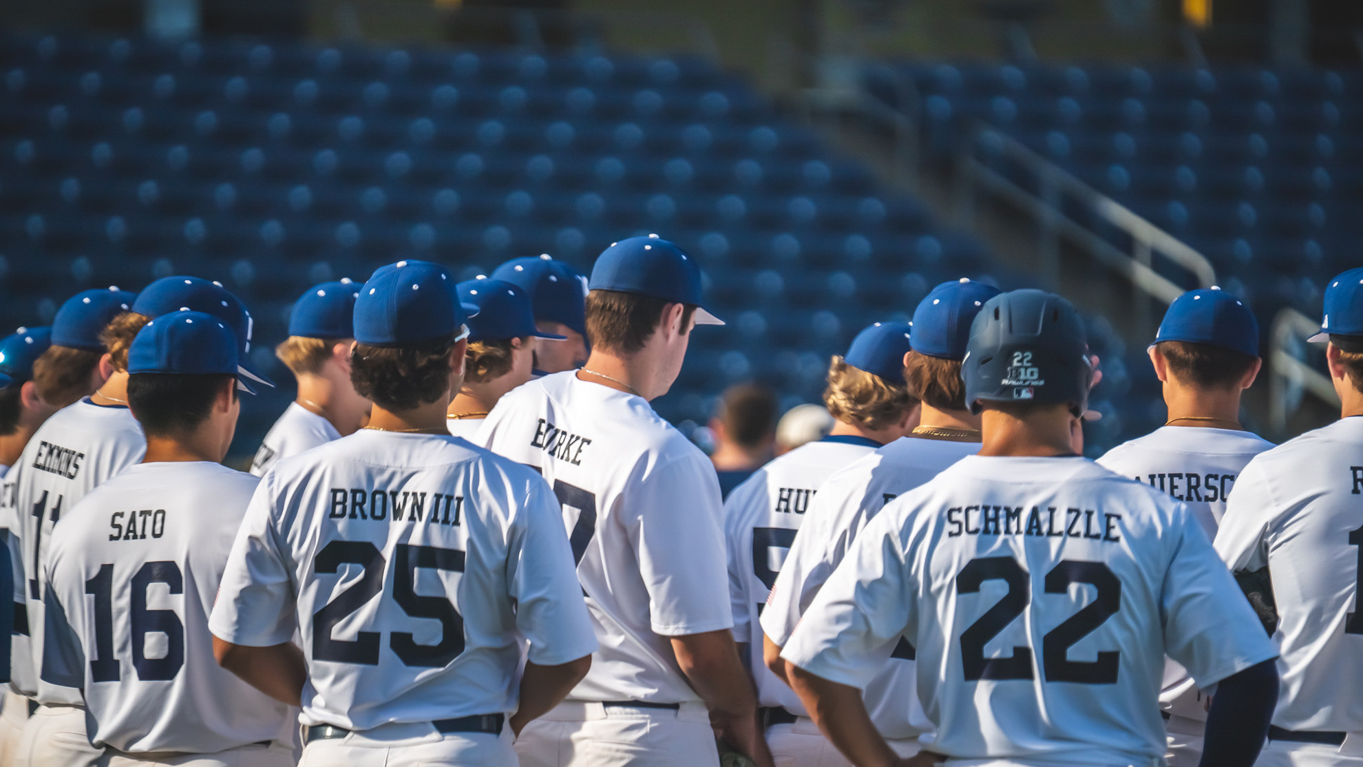 Penn State baseball players training at Medlar Field
