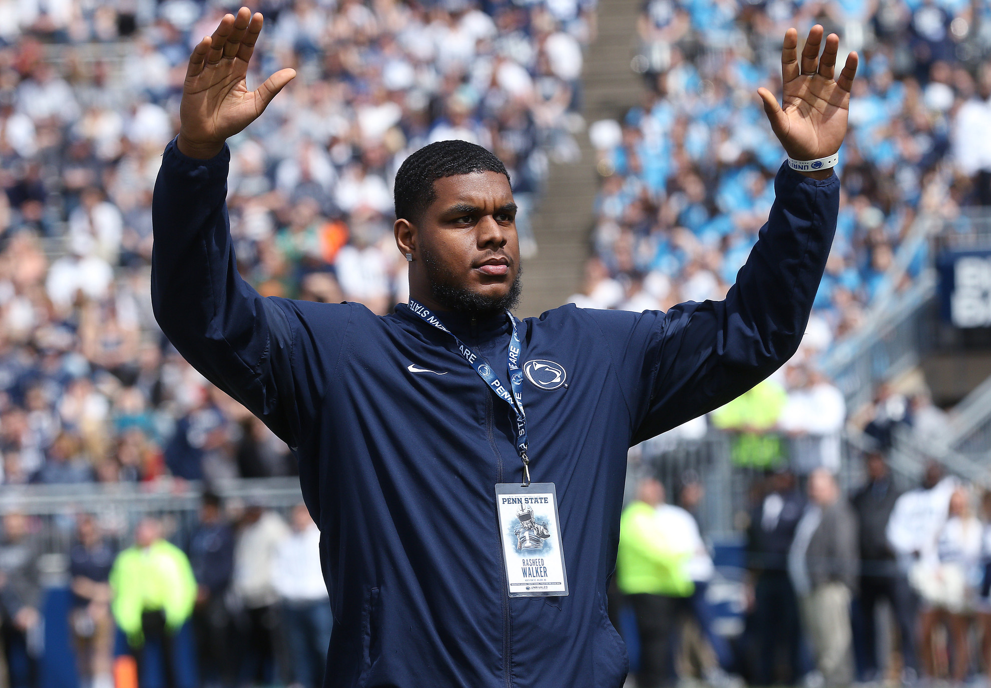 Offensive Lineman Rasheed Walker December 15 Press Conference - Penn ...