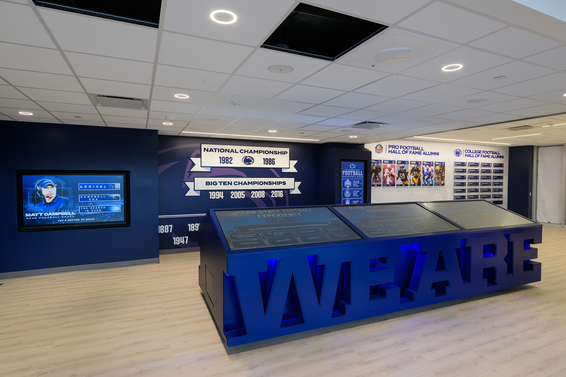 Penn State Athletics Opens the Paterno Family Football Experience Room